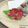 Dragon Fruit Design Fruit Print Hair Claw Strawberry Shark Hair Clip Hair Claw  For Women Girls