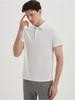120-count Double-sided Mercerized Cotton Short-sleeve Wrinkle-free Long-staple Cotton T-shirt Heat-pressed Seamless Collar for Men Minimalist Tops