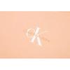 Calvin Klein Solid Loose Fit Round Neck Short Sleeve T-Shirt Women Tops Light-Orange J223330-TNB