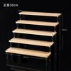 Acrylic Wooden Display Riser Stand for Funko POP Figures,Earring Ring Holder Cupcake Stand,Perfume Stand Organizer Display