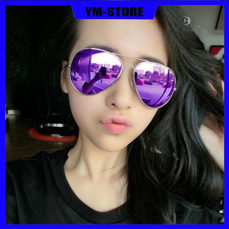 Lunettes de soleil tendance à verres colorés et monture large pour hommes et femmes