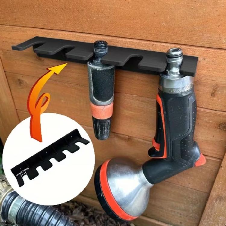 Durable Plastic Hose Guns Holder Stand Compact Storage Solution Garden Tool Organizers For Garden Accessories