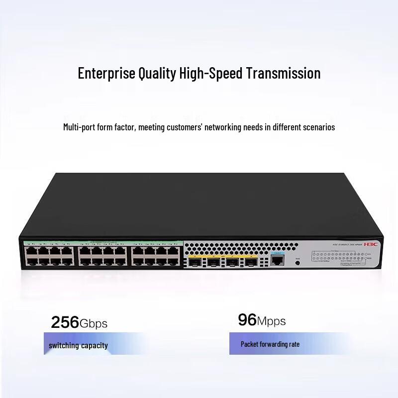 H3C S1850V2-28X-HPWR Enterprise PoE Network Switch
