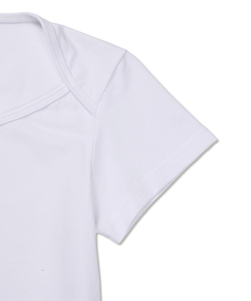 Michikoleondeonkosino Detail Shoulder T-Shirt White