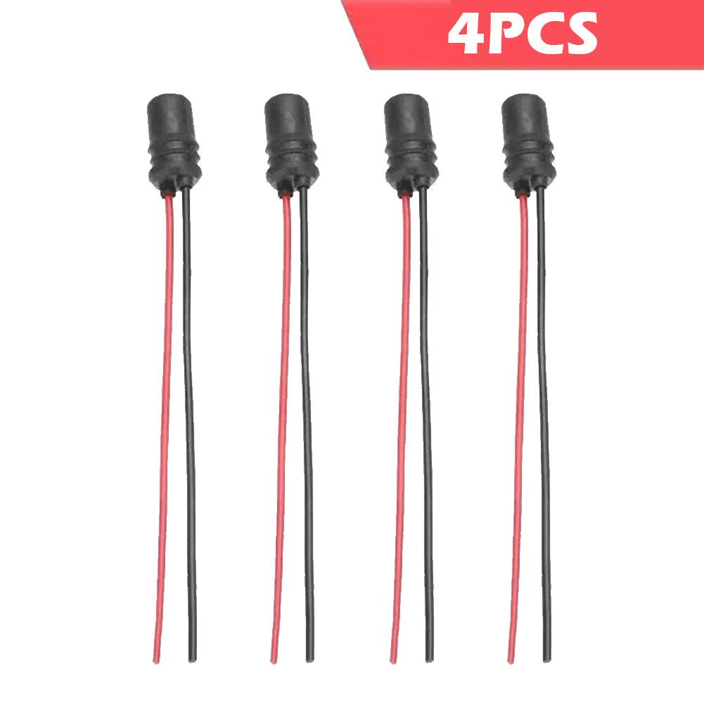 2/16PCS DC12V T10 W5W 147 Socket Marker Instrument Lights Holder Connector Wire Bulb Soft Rubber Harness Replacement Car Parts