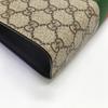 [Pre-Owned] GG Supreme Vintage Logo Stripe Web Canvas Clutch - Very Good #1KCEKB0