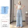 Summer 2026 Ice Silk Cotton-Linen Wide-Leg Sun Protection Pants - Women's Casual Thin Yamamoto Style