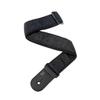 Woven Guitar Strap 50B01 Black Satin D'Addario