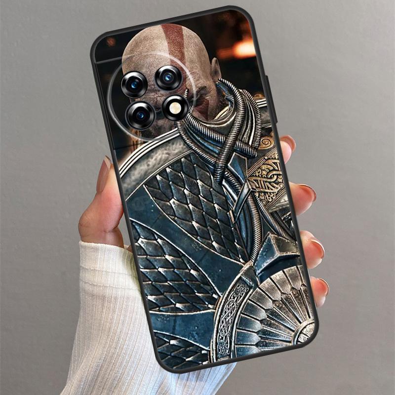 God Of War Case For OnePlus 13 13R 13T 12 12R 11 10 Pro 10T 8T Nord 5 CE 4 2 3 Lite N20 N30 Back Cover