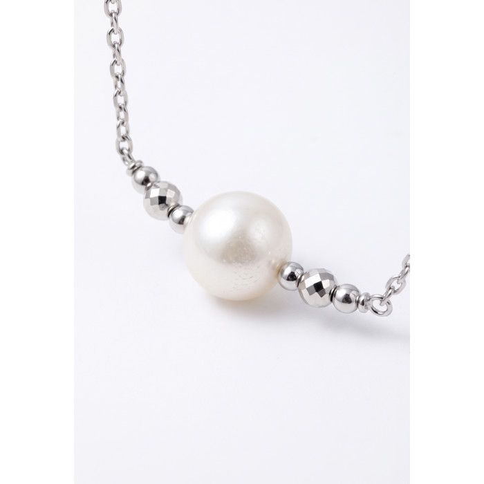 Necklace - Pearls & Colors - AAA+ Freshwater Cultured Pearl - 925 Sterling Silver - 42 Cm - Woman