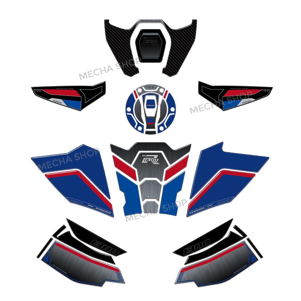 Tank Pad Side Decal Sticker Kit For R 1300 RT 2025 2026 TOURING R1300RT 3D Epoxy Sticker Protection Kit