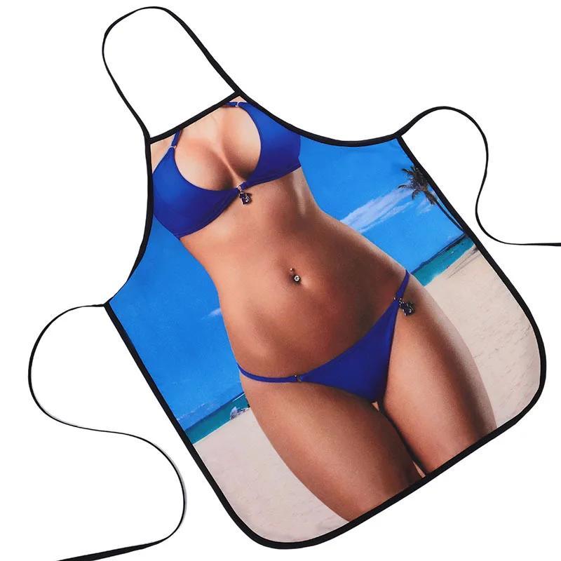 Kitchen Sexy Apron Woman Funny Pinafore Cooking Baking Party Cleaning Cute Aprons For Christmas Apron Wholesale