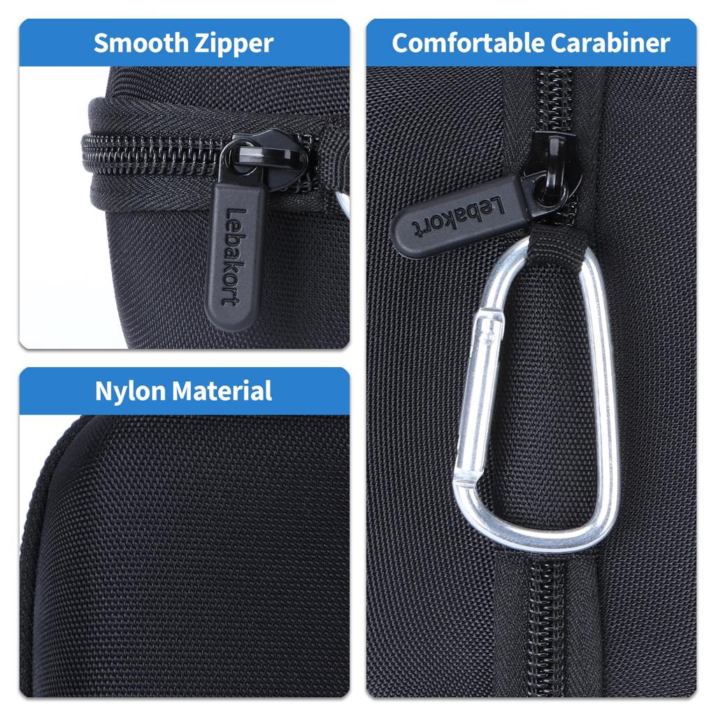 Lebakort Storage Case Compatible with Zoom H1 XLR Handheld Recorder