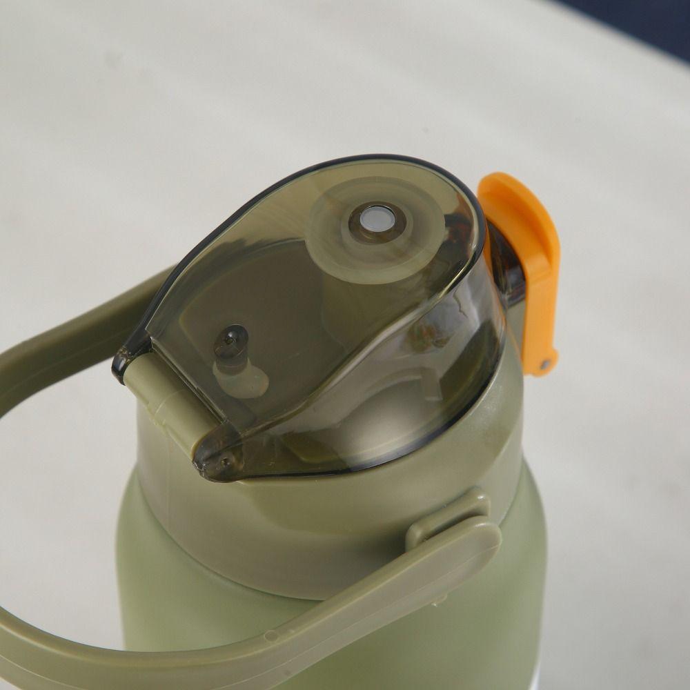 1200ml Thermal Water Bottle Large Capacity Travel Insulated Cup Sports Thermos Bottle  Office