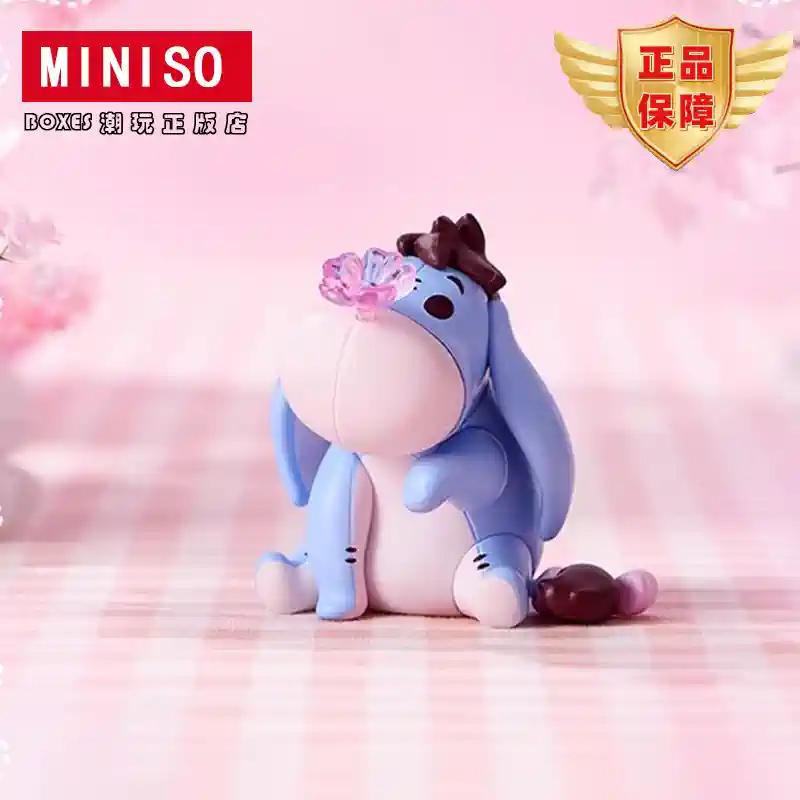 

Новинка Miniso в наличии Винни Пух Весенний Мед Язык Серия Сакура Сезон Цветения Сакуры Слепой Бокс Ручная работа Украшение Подарок для девочки