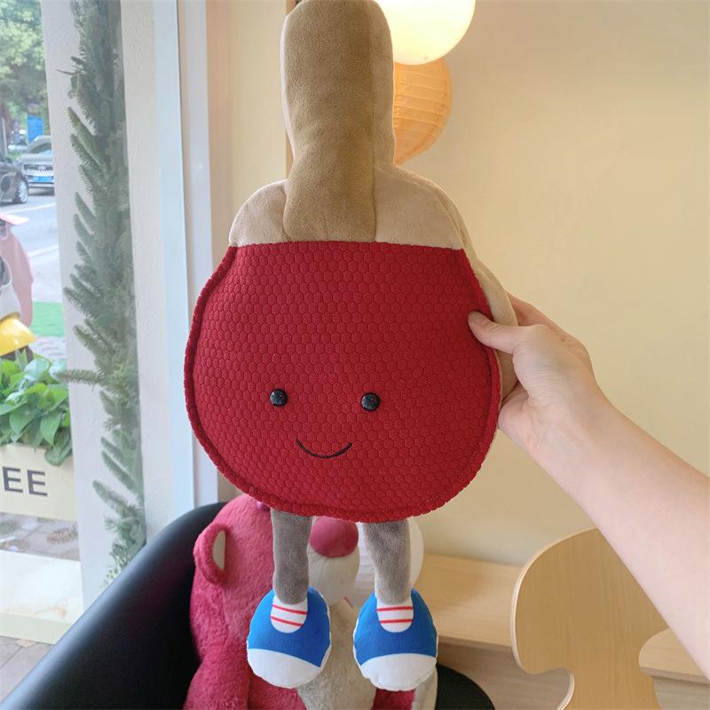 Multisport Plush Doll Pendant: Basketball, Football, Volleyball, Badminton, Rugby, Baseball, Tennis