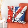 The SStone Roses Band Pillow Case Silky Short Plush With Invisible Zipper Dustproof Sofa Cushion Cover For Home Decor