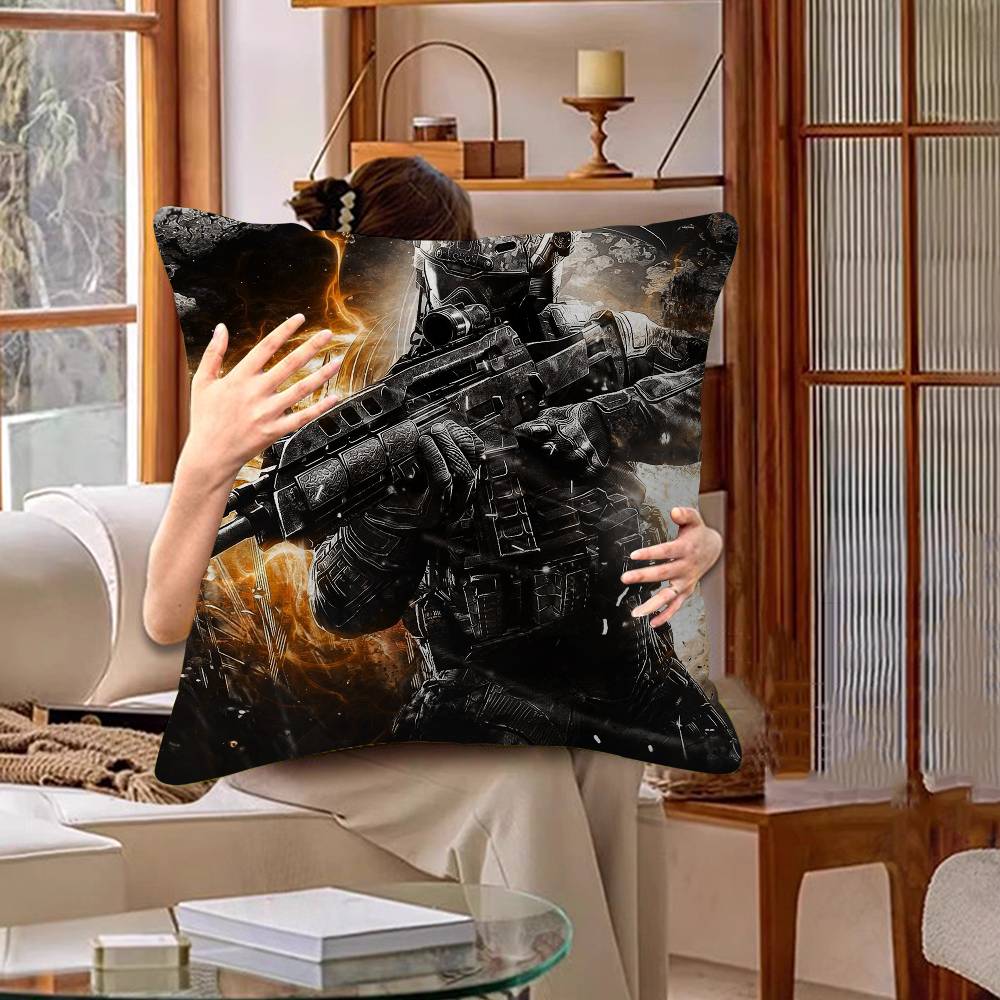 Game C-Call Of D-Duty 45*45cm Cushion Cover Pillow Cover Decor Pillowcase Home Pillowcase For Couch Pillow