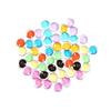 50Pcs/Set Round Eyes 6/10/16/20/25mm Glass Doll Eyes Cabochon Flat Eyeballs Handmade Puppet Decor Toys Accessories DIY Craft