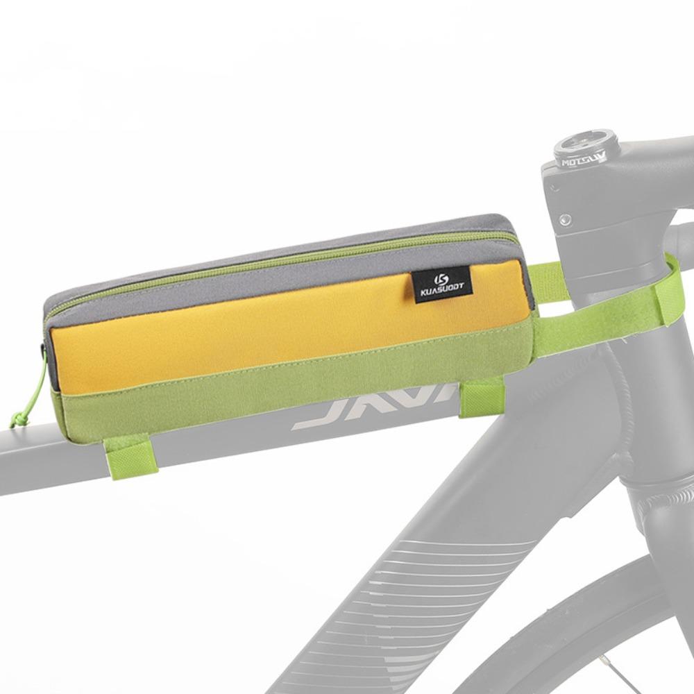 

300D Polyester Bike Phone Bag Waterproof MTB Road Bike Bag Portable Bike Top Tube Bag Outdoor жёлтый