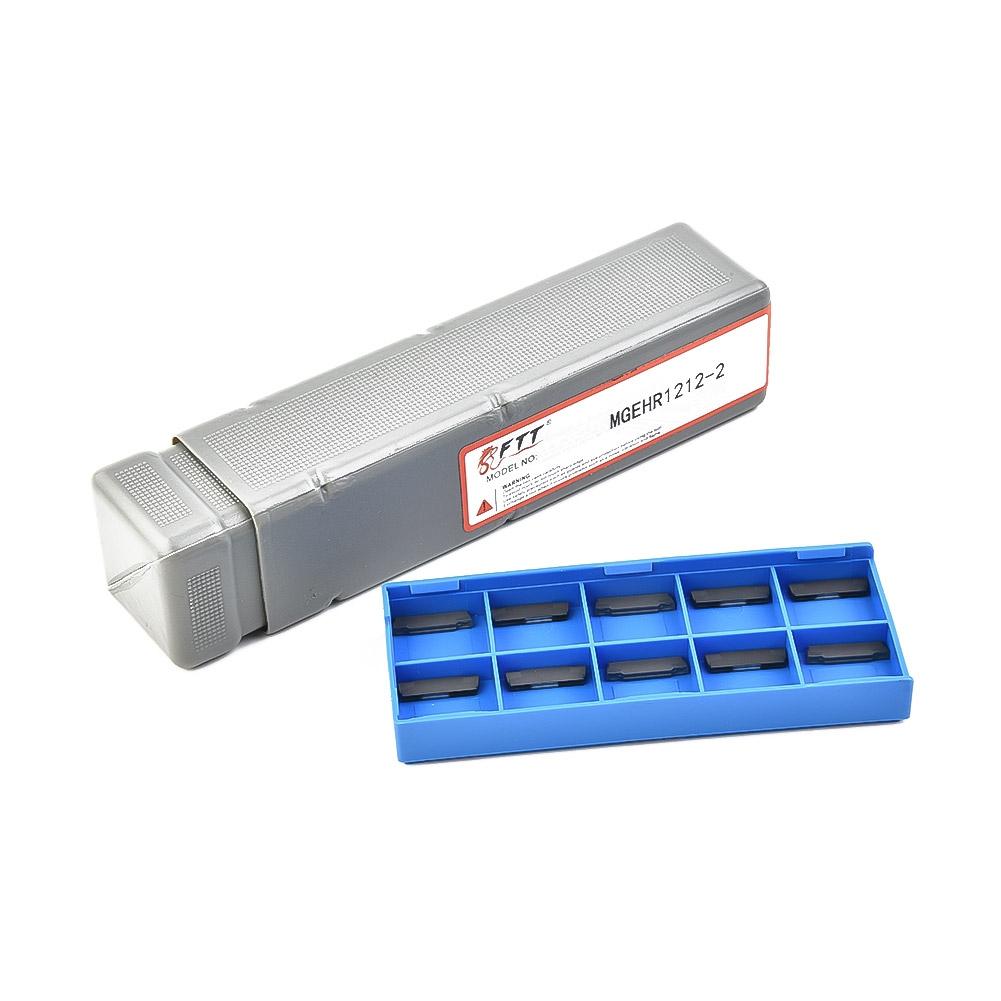 10Pcs MGMN200 Inserts MGEHR1212-2 Lathe Cutter Grooving Tool Holder L Wrench