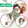 Christmas Wall Stickers Santa Claus Decals Art Decor for Living Room Kitchen