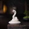 Creative Snake Ornament Zodiac Snake Ceramic Incense Household Incense Insert Incense Agarwood Plate Incense Burner Sandalwood Aromatherapy Burner