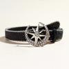 Women'S Star Buckle Belt Y2K  Moon Luxury Bling Sequin Punk Metal Buckle Belt  Waistband Jeans Pants Party Belt