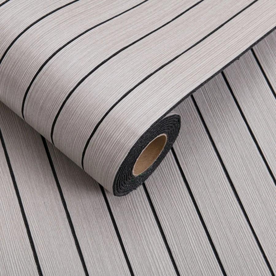 1 Roll SXP Self-Adhesive Grid Panel Wall Sticker 3D Textured Striped Wallpaper for Ceiling Living Room Home Decor Peel and Stick