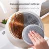 Non-stick Double-sided Dishcloth with Silver Thread Scrub Sponge