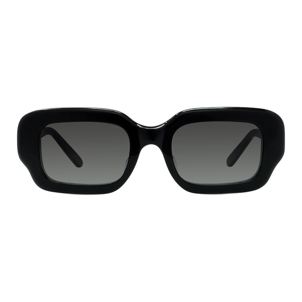 Loewe Logo Design Rectangular Sunglasses Unisex Sunglasses Black LW40158FL9001951