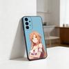 A-Asuna Anime K-Kirito Phone Case For Samsung S25,S24,S21,S22,S23,S30,Ultra,S20,Plus,Fe,Lite Black Shell