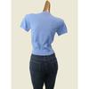 Classy Normcore Round Neck Short Sleeve T-shirt Foreign Trade Original Order Thin Needle Pullover Pure Color Knitting Bottoming Shirt
