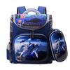 Kids School Backpack With Pencil Case Set Cartoon Print Waterproof Durable Shoulder Bag Grade 1-2 Students