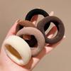 5 Stück Strapazierfähige Haargummis in gemischten Farben Hohe Elastizität Styling-Dekoration Scrunchies Kräftiges Verdicktes Haarband für Damen Mädchen