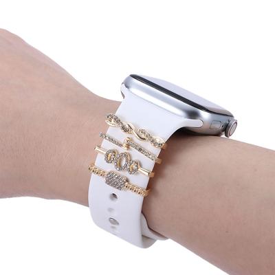 Creative Bracelet Diamond Watch Band Ornament Decorative Ring Wristbelt Charms Strap Accessories