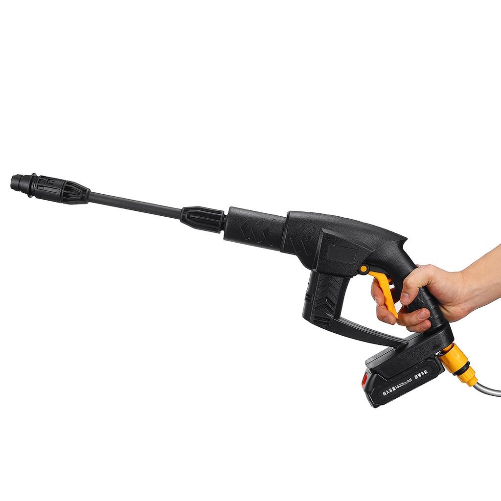 21V 10000mAh Rechargeable Lithium Battery Auto Spray Water Car Cleaning Guns Handheld Cleaner Wireless High Pressure Car Washer Only machine
