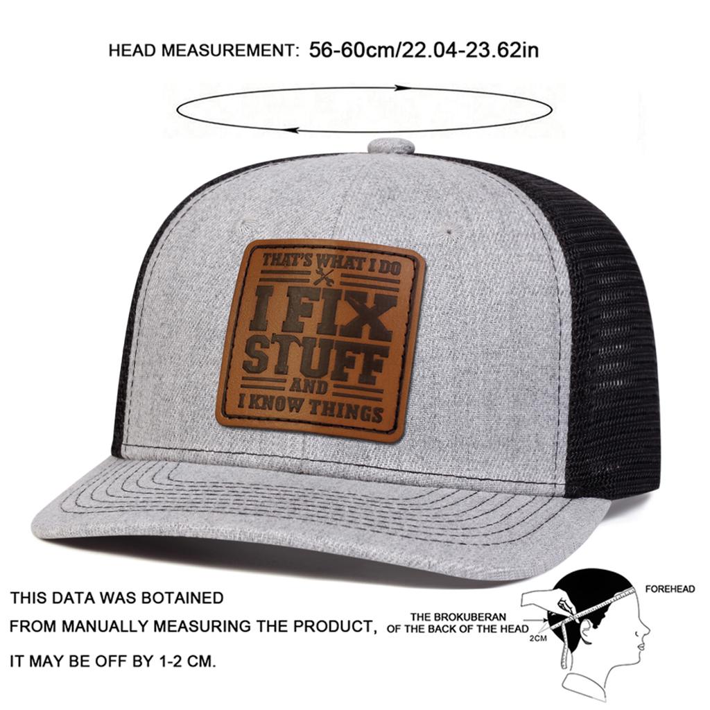 Unisex Micro Curved Letter Leather Label Adjustable Net Baseball Hat Snapback Caps Sunscreen Hats Spring Summer Outdoor Sport Travel for Women Men