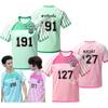 2026 DMD Sporttag Thailand High School Vibes Trikot Keng Napat&Thomas Streetwear Grün Rosa Unisex T-Shirt Sommer Strand T-Shirt