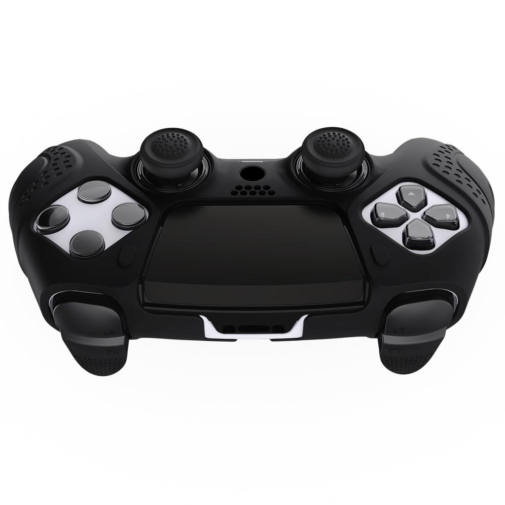 PlayVital Silikonhülle für PS5 Edge, weiche Gummi-Schutzhülle für PS5 Edge Wireless, inklusive Daumengriff Edition, rutschfester Controller,