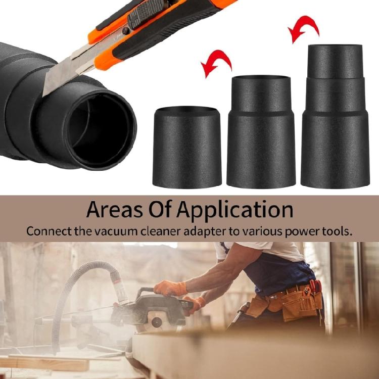 8Pcs Plastic Vacuum Hose Connector Universal Vacuum Hose Adapter Quick Attachment Dust Collection Accessories Enduring