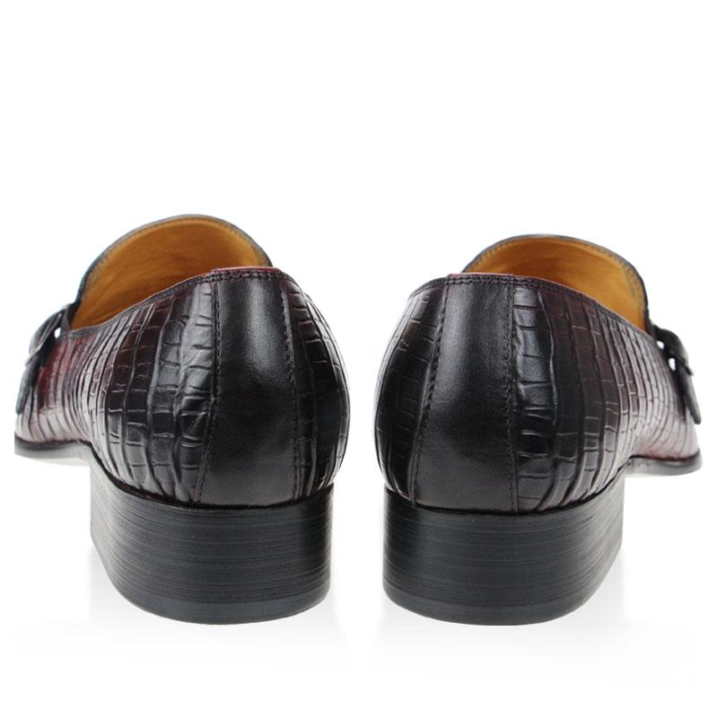 Fashion Business Loafer New Style Men Shoes Comfortable Crocodile Printing Casual Slip On Social Office Man Shoe Sapato Social Masculino