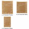 100PCS Cartoon Pattern Food Packaging Bag Heat-resistant Transparent Window Kraft Paper Packing Bag Kraft Paper Oil Resistant