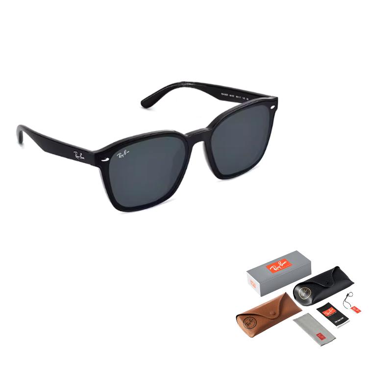 

RayBan Injection Molded Rectangular Sunglasses Unisex Black 66 чёрный