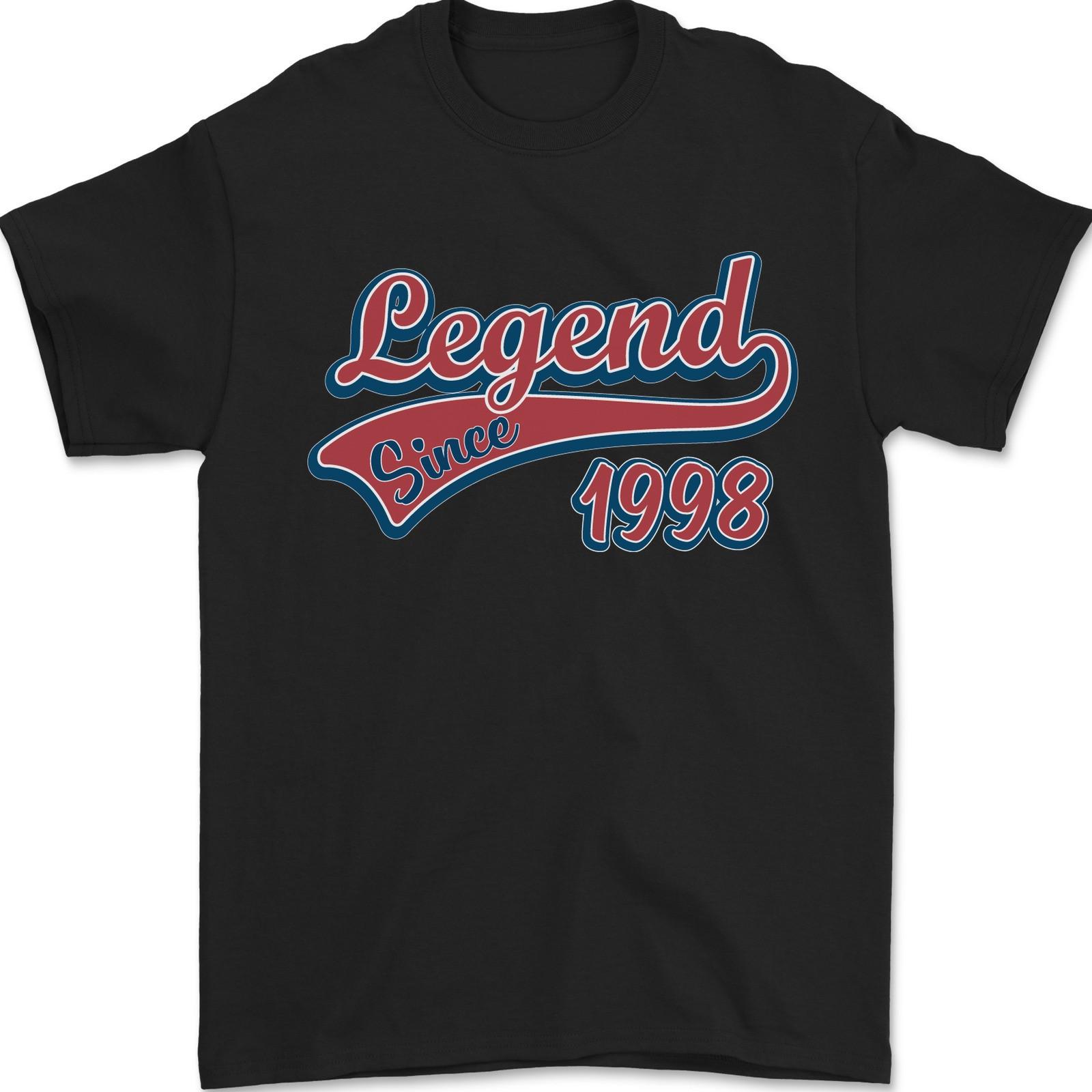 Legend Since 28th Birthday 1998 Mens T-Shirt 100% Cotton S
