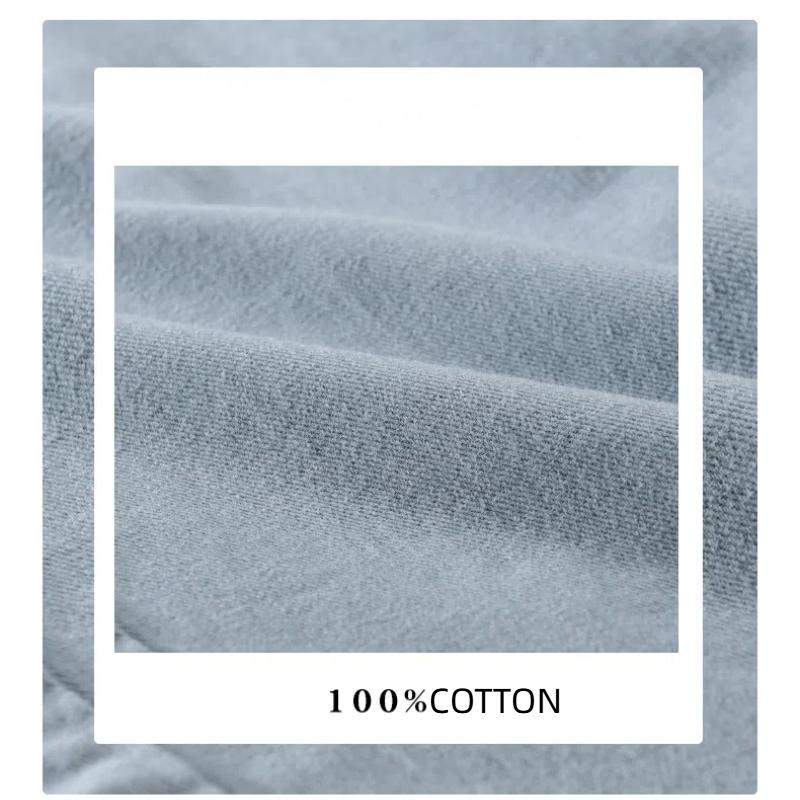 Autumn Cargo Shirts for Men Lapel Collar Double Pockets Long Sleeve Casual Shirt Youth Popular Pure Cotton Comfortable Top Nice Quality