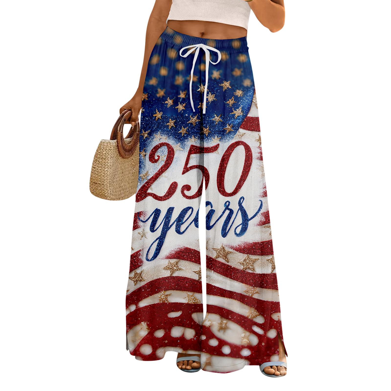 

Женские летние брюки-палаццо в стиле бохо с высокой талией, широкие повседневные брюки с цветочным принтом и карманами XL