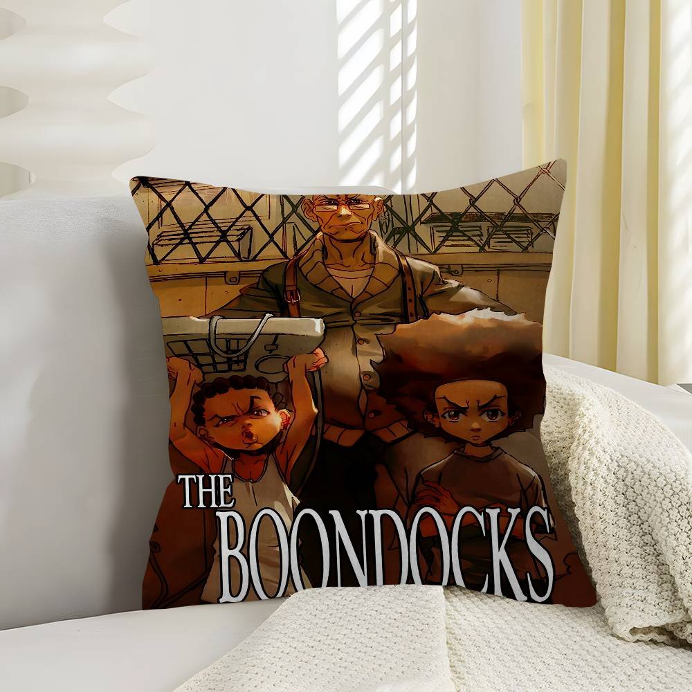 Cartoon The Boondocks Pillow Gift Home Office Decoration Bedroom Sofa Car Cushion Cover case x