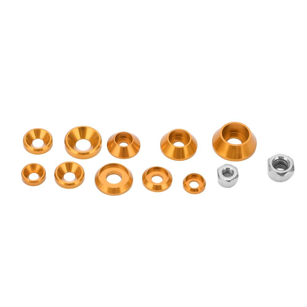M2.5/M3/M4 RC Screw Washer Kit 1/10 1/8 Scale Round Head Gasket Durable Cup Head Screw  For RC Cars