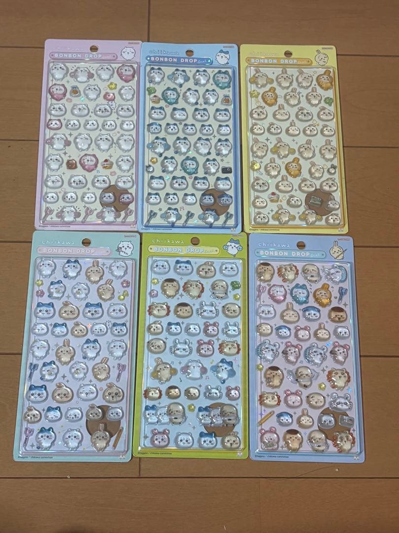 Genuine product Chikawa Bond Drop Seal Set 6 from first second series.